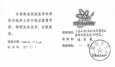 JiangSu 1st Prize